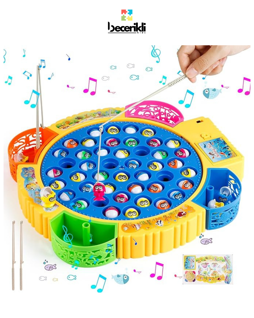 Becerikli Kids – Neşeli Balıklar Montessori Oyunu