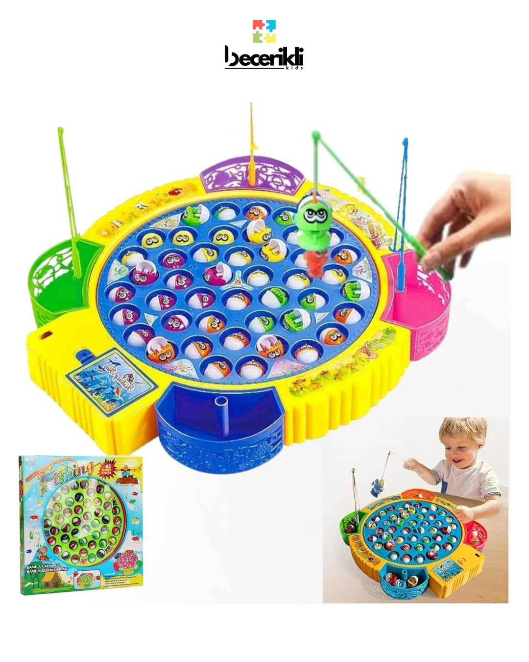 Becerikli Kids – Neşeli Balıklar Montessori Oyunu