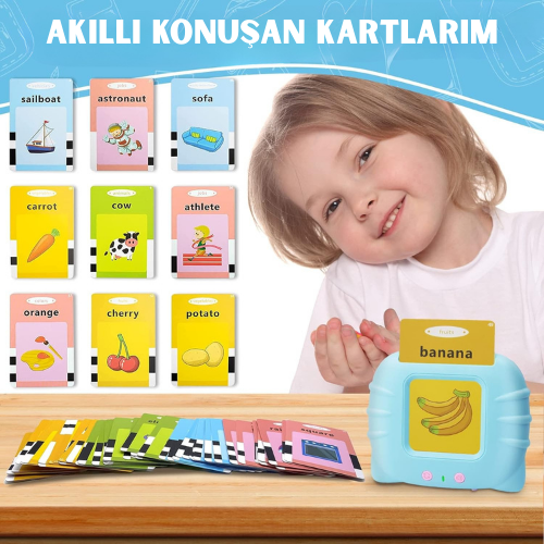 Konuşan Kartlarım™ - 112 adet Çift Taraflı Ses Kartı - 224 Kelime